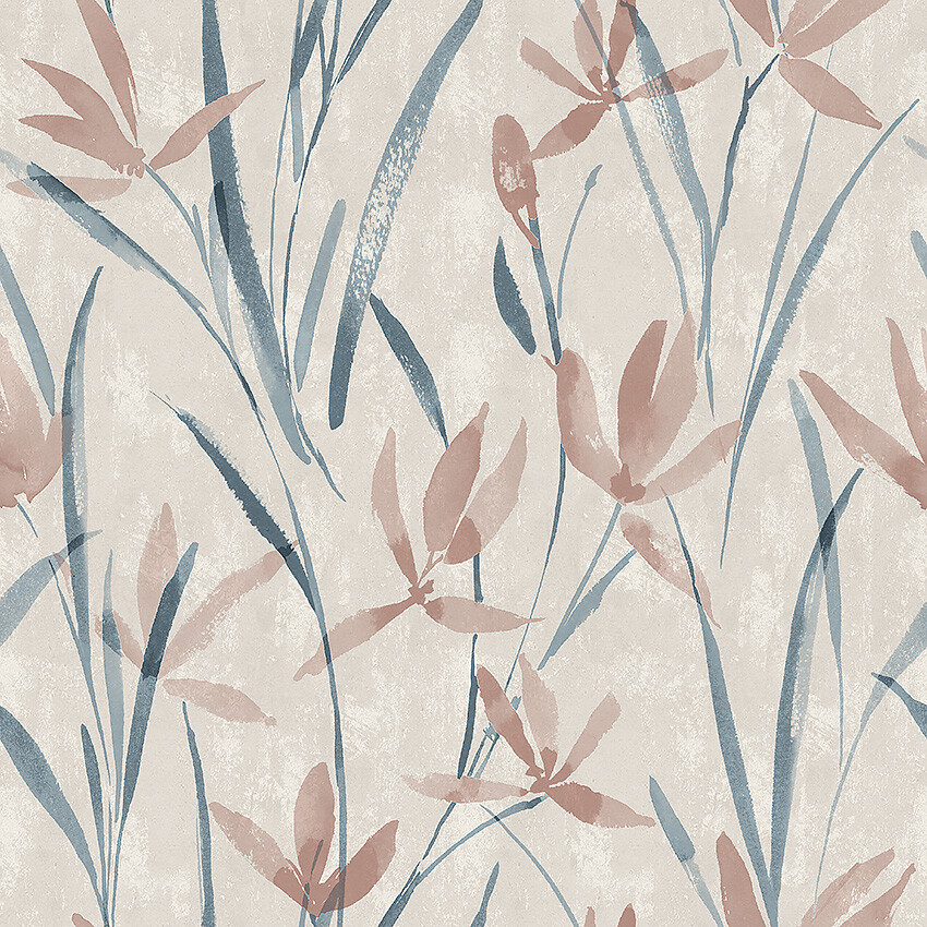 BEIGE, RED AND BLUE